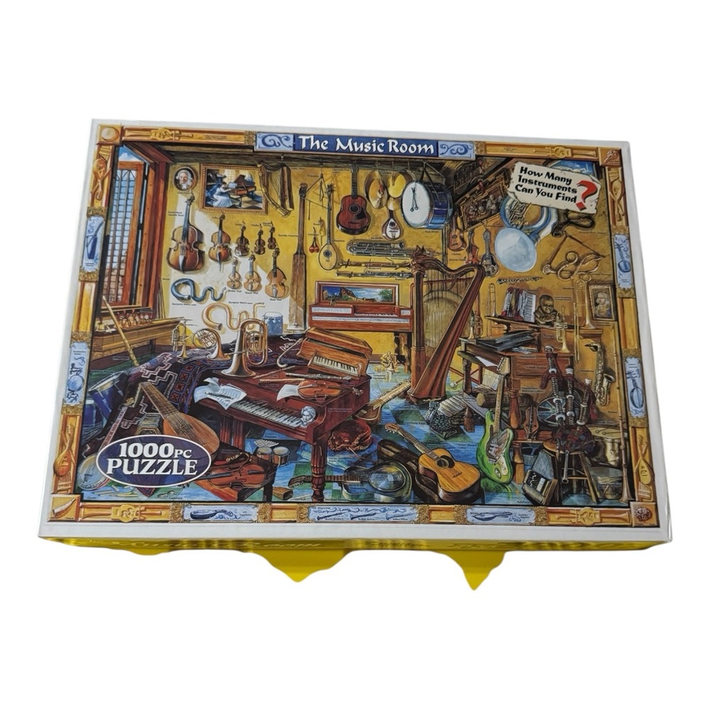 White Mountain The Music Room 1000 Pc Puzzle Lynn Morgan 24x30